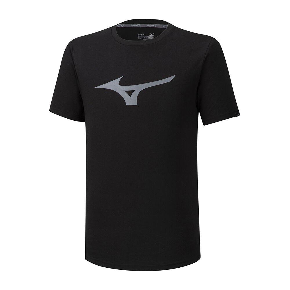 Mizuno Men's T-Shirts RB logo Black - NQMKRPV-37